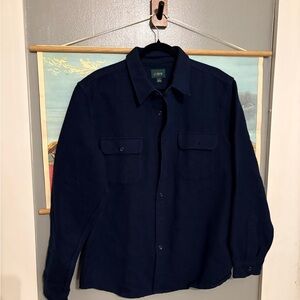 J. Crew chamois shirt navy